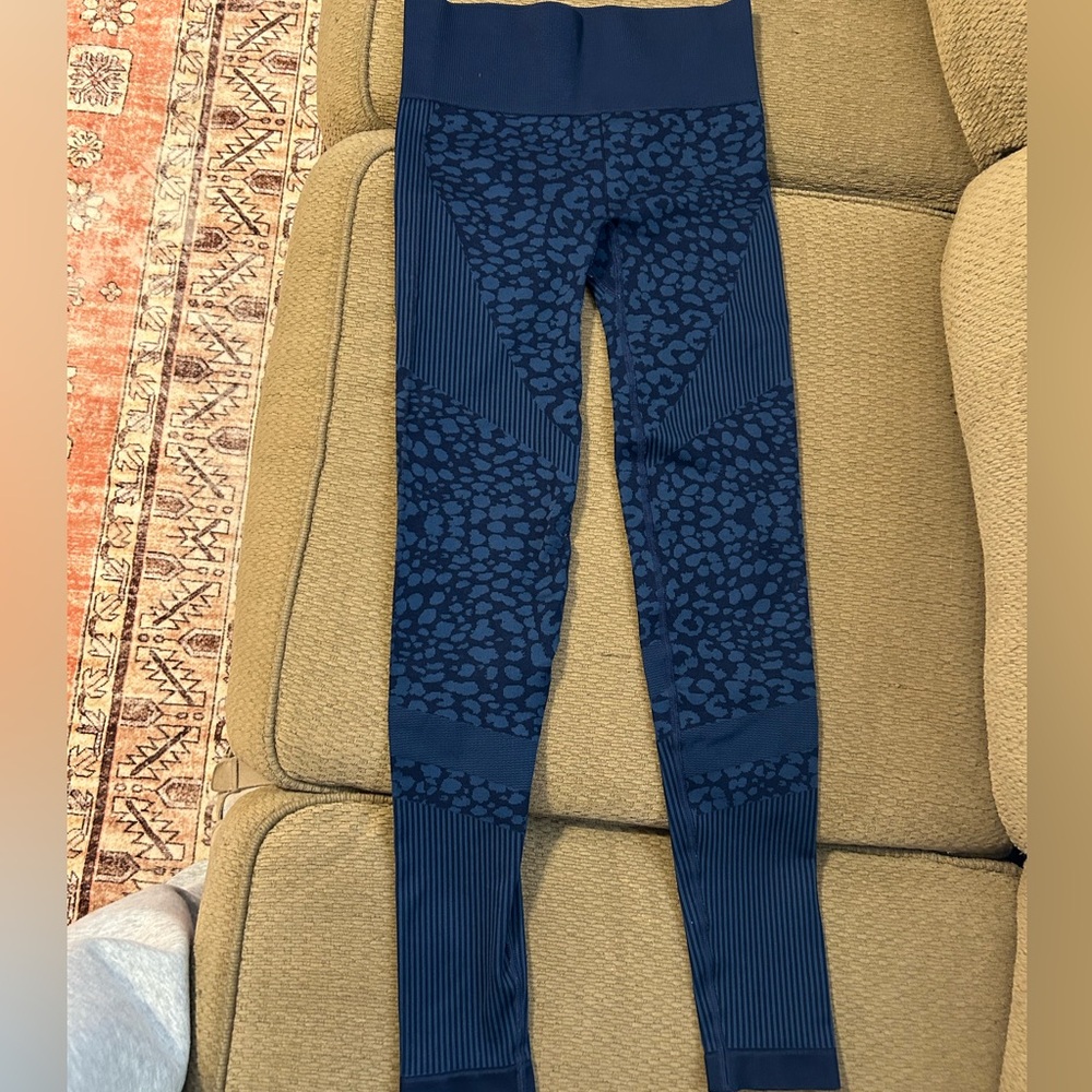 Varley Blue Patterned Leggings - image 1